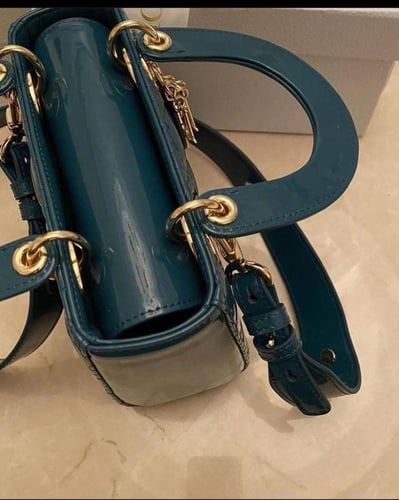 Dior Black Leather Lady Small Bag