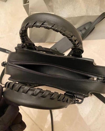 Balenc New Classic Mini Top Handle Bag in Embossed...