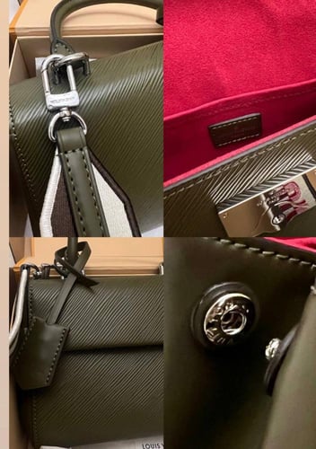 LV Clooney Canvas Strap Bag