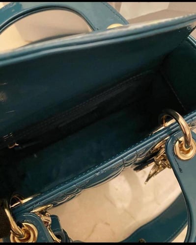 Dior Black Leather Lady Small Bag