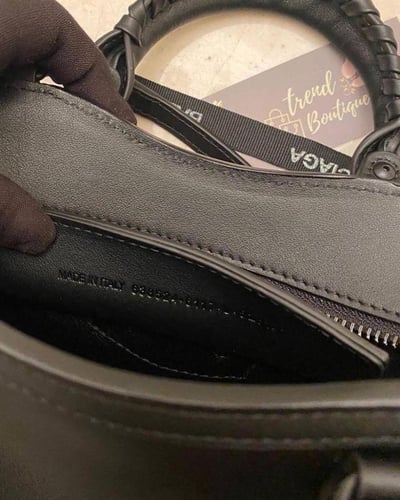 Balenc New Classic Mini Top Handle Bag in Embossed...