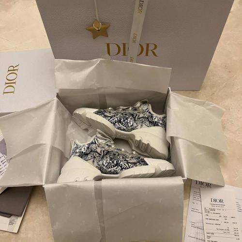 Dior D-Connect Kaleidoscope Neoprene Black Print S...