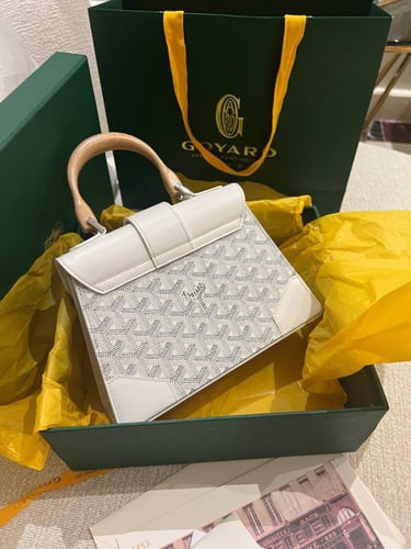 Goyard ( mini ) saigon bag - white
