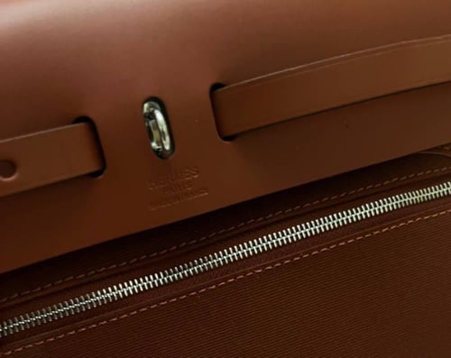 Hermes Rogue H Canvas and Leather Herbag Zip PM Ba...