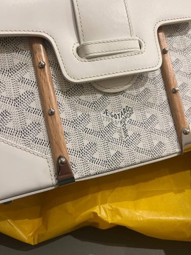 Goyard ( mini ) saigon bag - white
