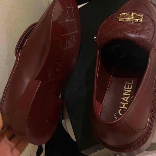 chanel loafers flat