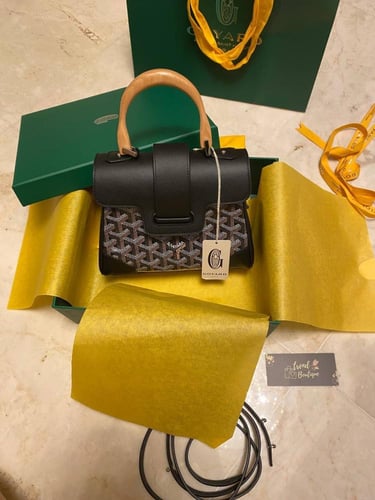 goyard mini Saigon bag - black