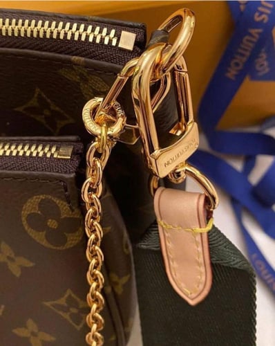 LV Khaki Monogram Canvas Multi Pochette Accessorie...