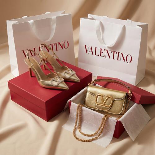 Vale Mini Bag Valentino metallic heels