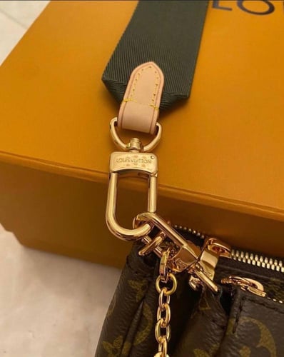 LV Khaki Monogram Canvas Multi Pochette Accessorie...