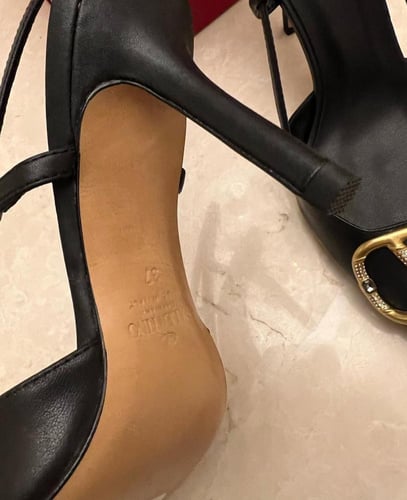 Valentino black heels