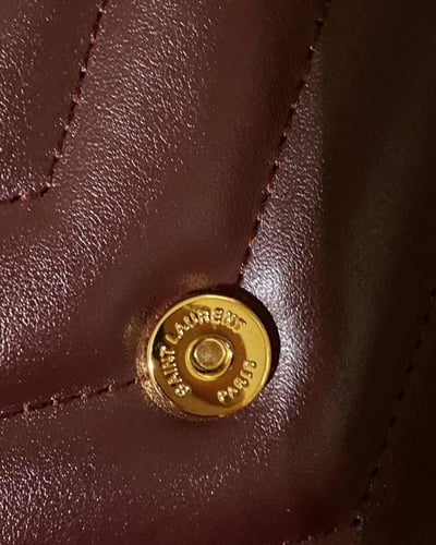 YSL Black Quilted Leather Toy Loulou Crossbody Bag