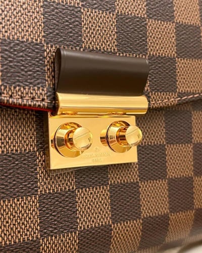 LV Damier Ebene Canvas Croisette Bag