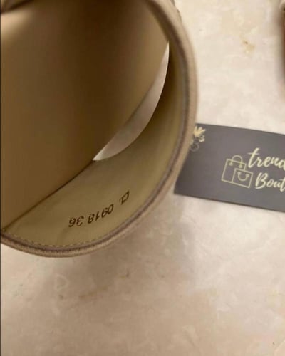 Dior Beige Canvas Dway Flat