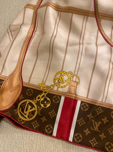 Louis Vuitton – My Neverfull Scarf (Brown)