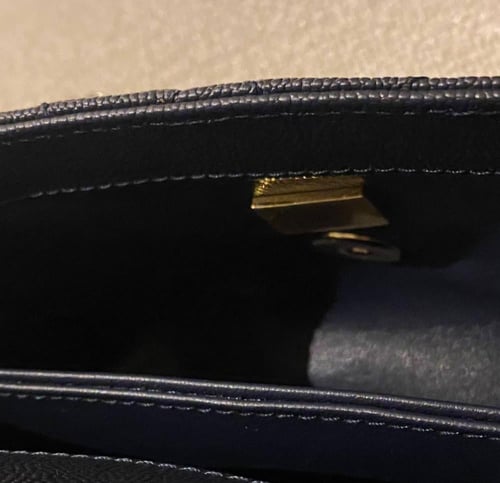 Black Chanel chain shoulder bag