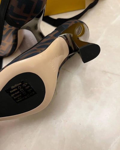 Colibri leather high heel shoes