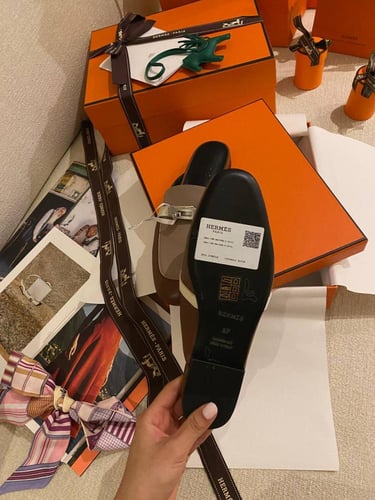 Hermès – Oz Mules (Multicolor Rose Perle)