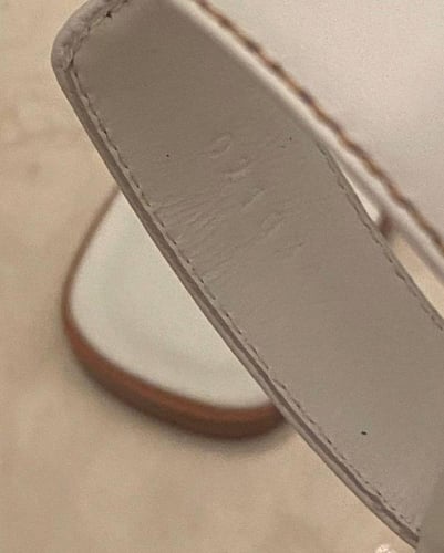 Hermes Women's Oran Supermaster Leather Slippers,...