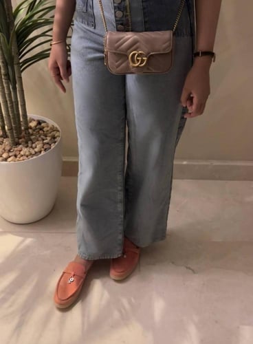 Loro Piana Pink Suede Babouche Charms Walk Mules