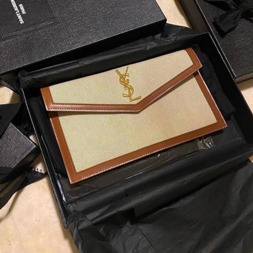 YSL Uptown pouch in fabric