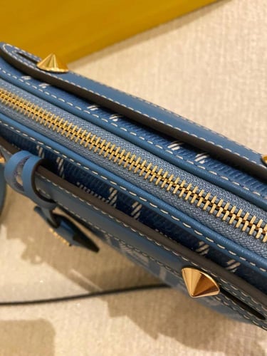 Fendi – By The Way Mini FF Jacquard & Leather Satc...