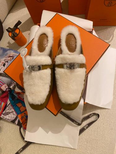 Hermes Mules - Brown