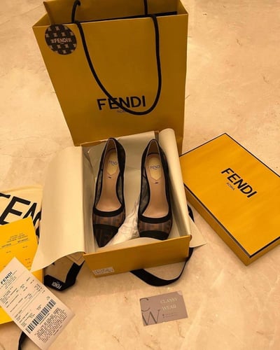 Colibri leather high heel shoes