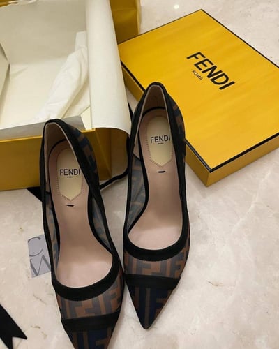 Colibri leather high heel shoes