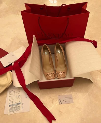 Valentino nude heels