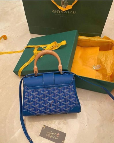 Goyard soft mini Saigon bag - blue