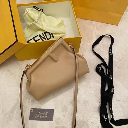 Fendi First pink leather bag