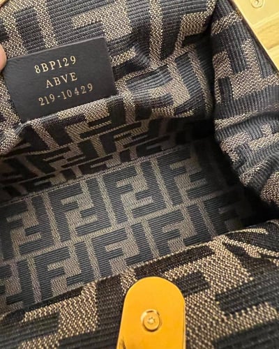 Fendi First bag in black nappa leather