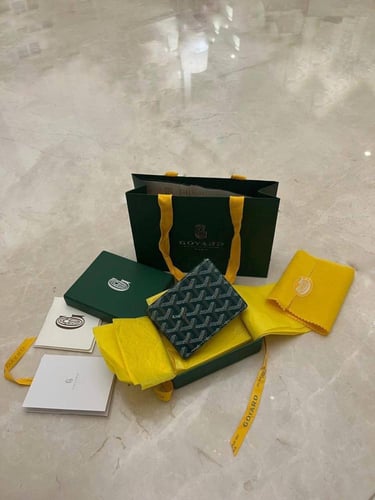 Goyard wallet - green