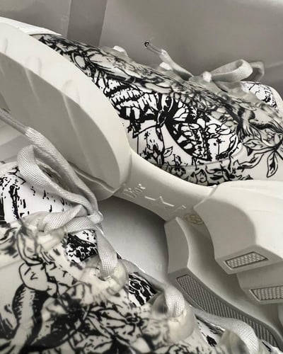 Dior D-Connect Kaleidoscope Neoprene Black Print S...