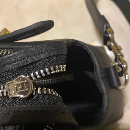 Fendi By The Way bag in gray leather