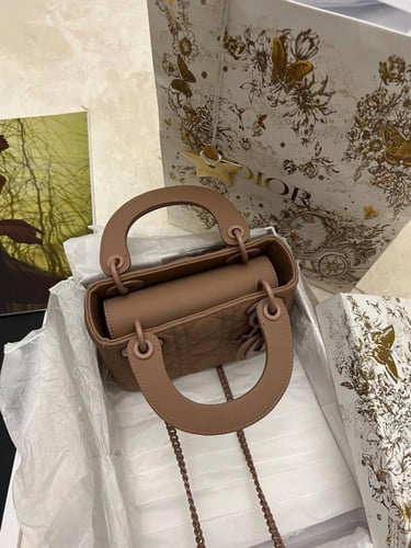 Dior Cannage Carobag Medium Handbag