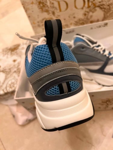 Dior B22 Mesh & Leather Grey/White Sneakers