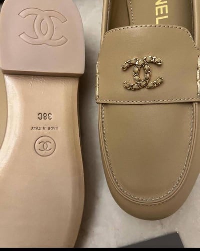 Chanel Black Wmns Calfskin and Nylon Sneaker