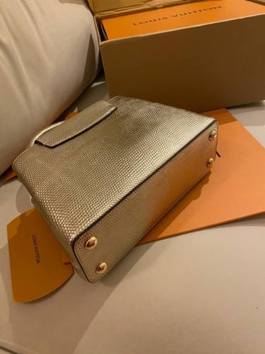 Louis Vuitton Capucines Mini – Metallic Lizard Lea...