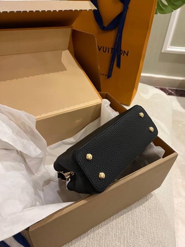 Louis Vuitton Capucines Mini – Black Taurillon Lea...
