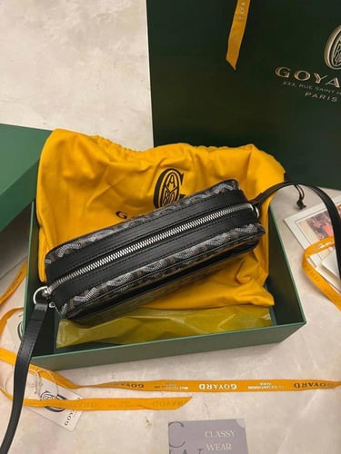 Goyard Goyardin Red Sac Cap Vert Reinforced Canvas...