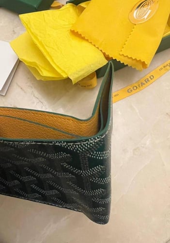 Goyard wallet - green