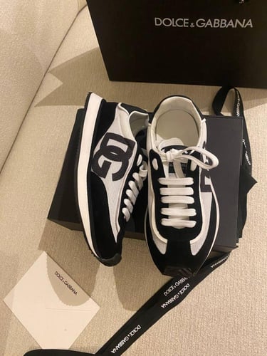 DG Cushion Mixed-Material Sneakers