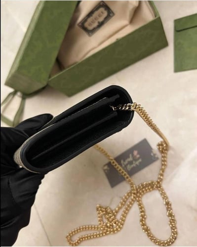 Gucci Black/Beige GG Supreme Canvas and Leather GG...