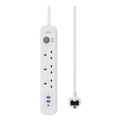 انكر توصيلة كهرباء 3 منافذ منفذين يو اس بي منفذ تا...