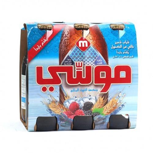 موسي شراب شعير بنكهة التوت المثلج 6*330 مل