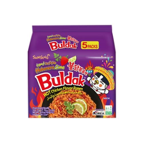 بولداك رامين كوري بنكهة الدجاج الحار هابانيرو ليمو...