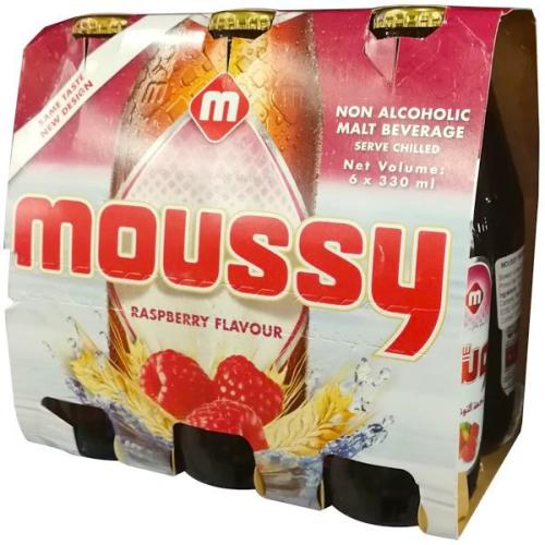 موسي مشروب شعير بنكهة التوت الاحمر 6*330 مل