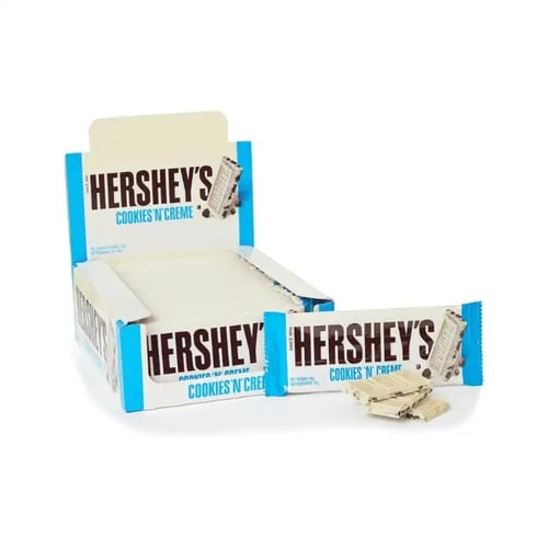 هيرشيز شوكولاتة بيضاء مع قطع البسكويت 24*40 جم